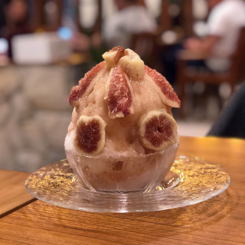 無花果氷(無花果づくし)(café SabuHiro)