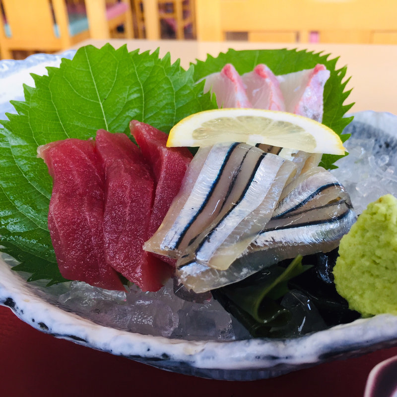 刺身盛り定食(旅館食堂 くりや)