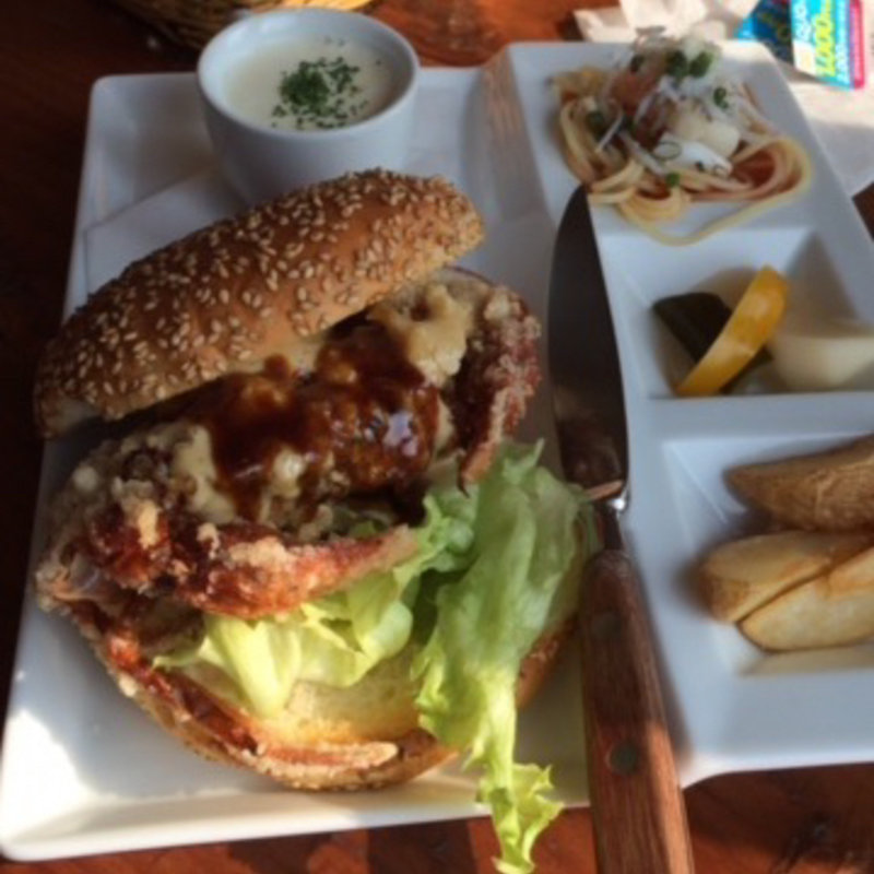 ソフトシェルクラブバーガー(イルキャンティ・カフェ 江の島)