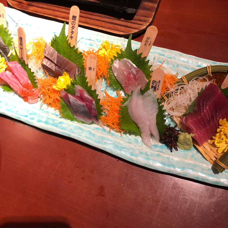 お造り盛合せ(安曇野庵 新橋店 （あずみのあん）)