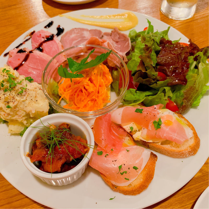 前菜盛り合わせ(グラスゴウ食堂)