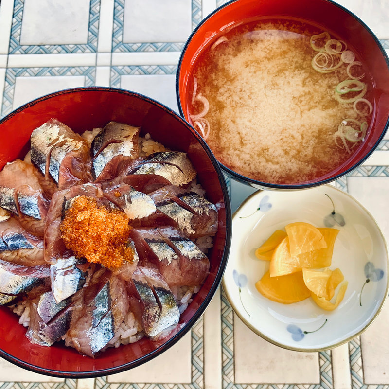 さんま丼セット(鈴木食堂 )