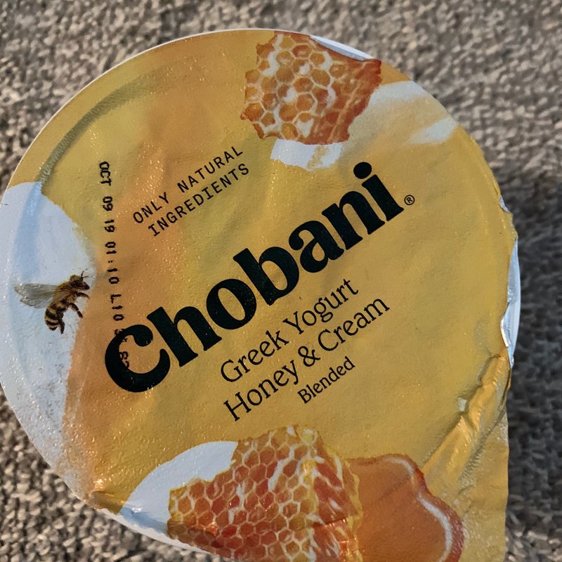Greek yogurt honey&cream(chobani)