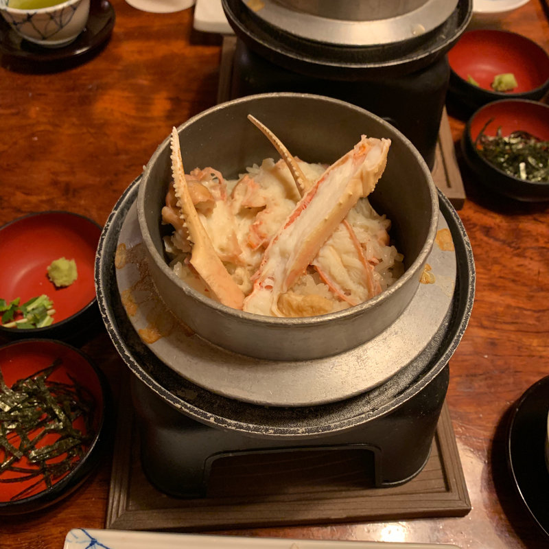 かに釜飯(かに道楽新宿駅前店)