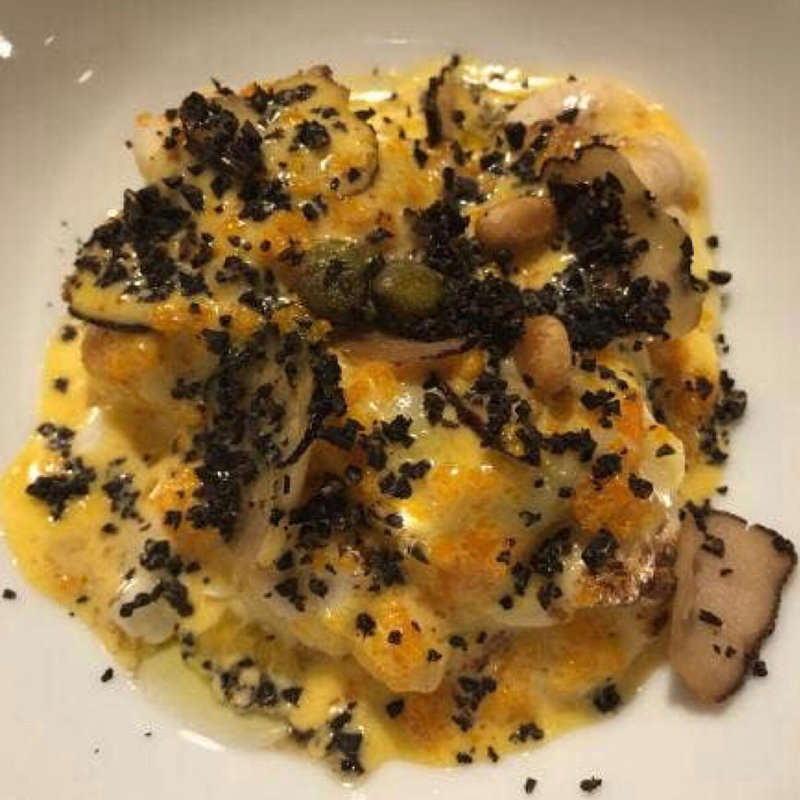 白子の雲丹ソーストリュフがけ(Le Ciel)