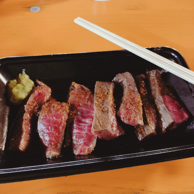 和牛ステーキ(肉ワインフェス  肉処 天穂)