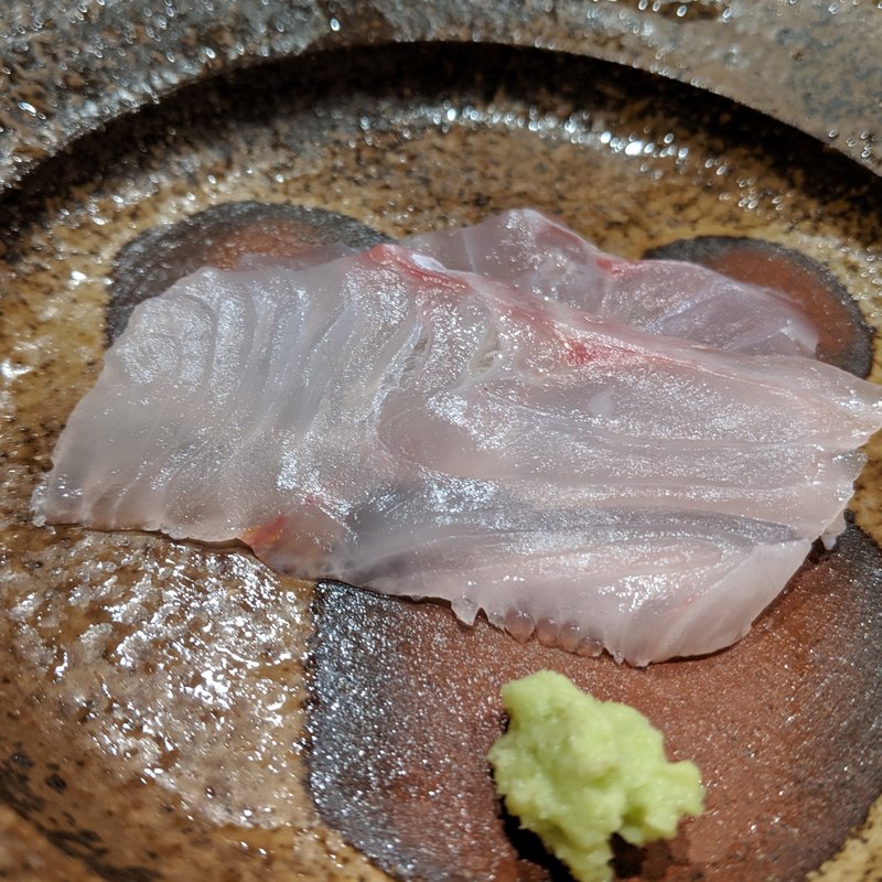 輪島産アラ(鮨 十兵衛)