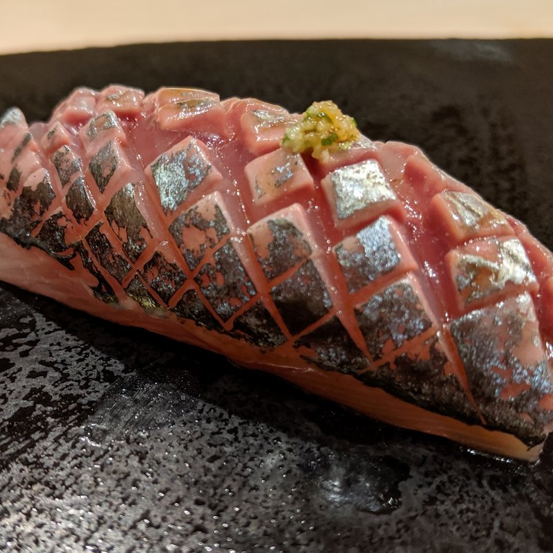 福井産コアジ(鮨 十兵衛)