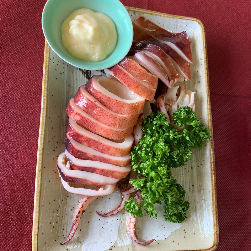 烏賊の白醤油漬(太白カントリークラブ)