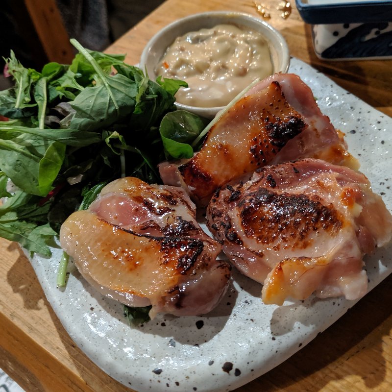 地鶏もも肉塩こうじ焼き(季楽酒場 おっきゃがり 福島)