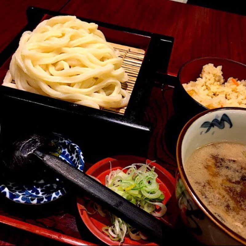 鴨つけうどん(釜あげうどん 澤乃井 （かまあげうどん さわのい）)