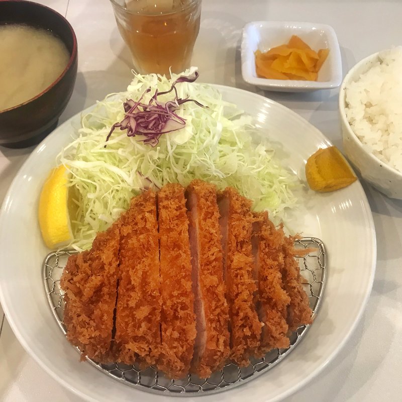 上ロースカツ定食(とんかつ檍 浅草橋店)