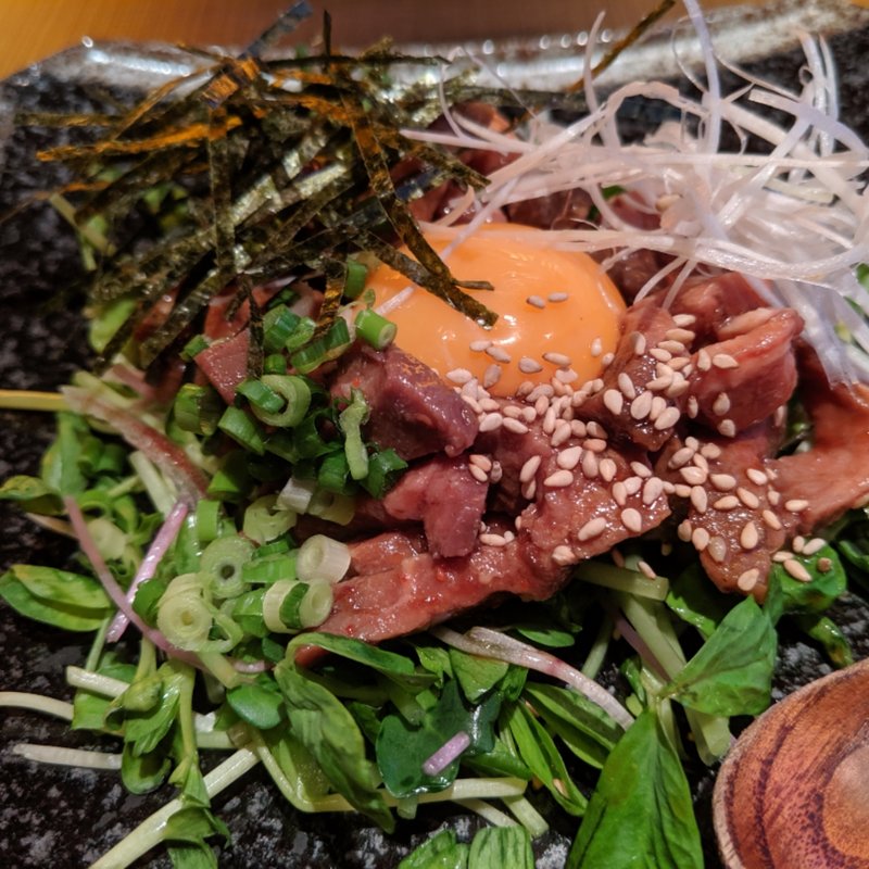 和牛ユッケ(すき焼き・牛タン いぶり 神田店)