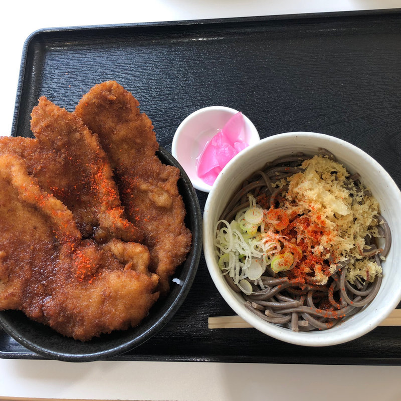 越前カツ蕎麦セット(越前食堂 佐野プレミアム・アウトレット店 )