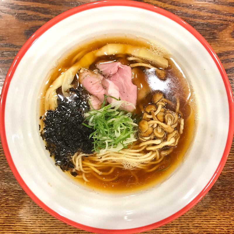 煮干しなめこそば(麺宿 志いな)