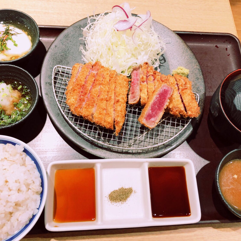 牛リブロースカツ・ロースカツ京玉善(牛カツ京都勝牛 渋谷道玄坂店)
