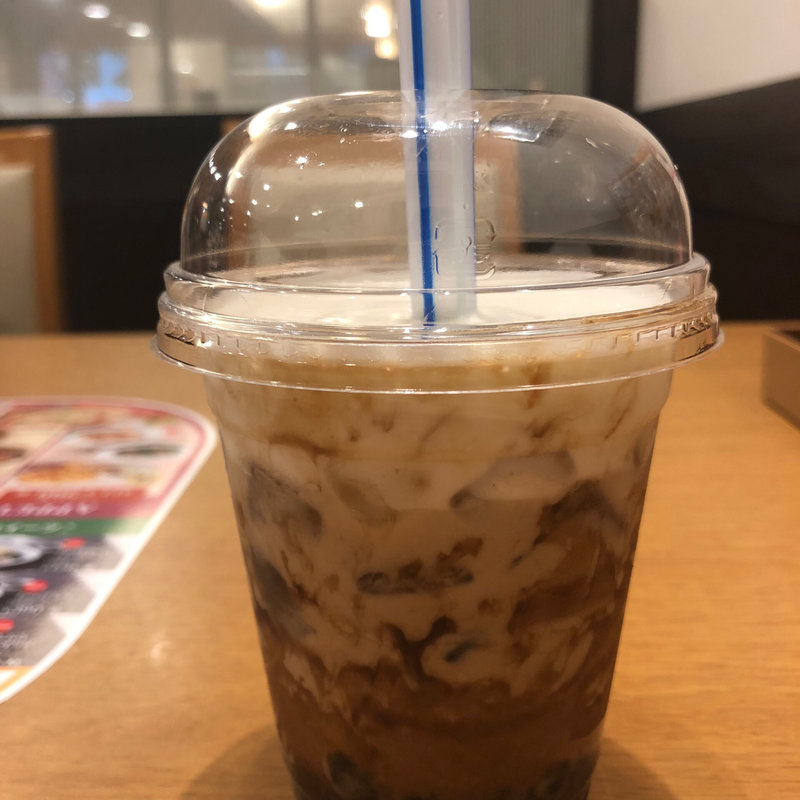 タピオカ黒糖ミルクティ(ココス 丸亀土器店 )