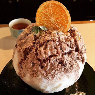 ショコラオレンジ(浦和かき氷 蔦)