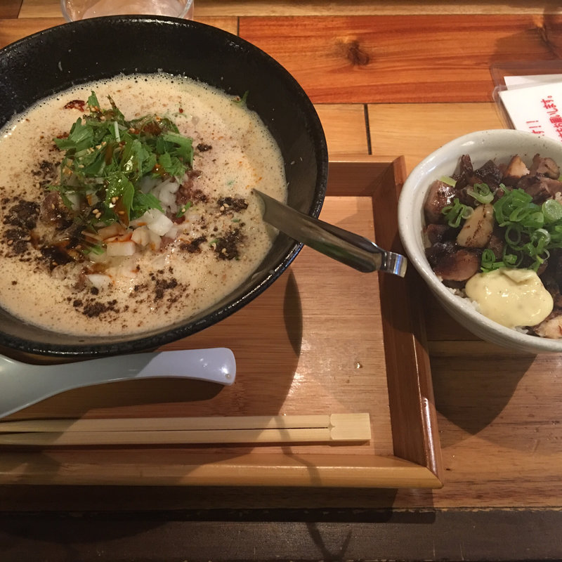 鶏白湯担々麺 普通盛(麺や 一帆)