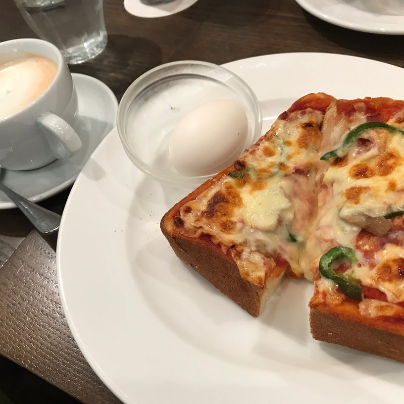 ピザトースト(キャラバンコーヒー 横浜元町店)