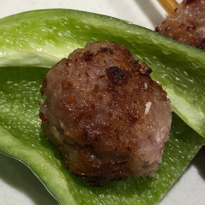 つくね+ピーマン(鈴木屋)