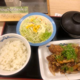 鶏のバター醤油定食(松屋 東新宿店 )