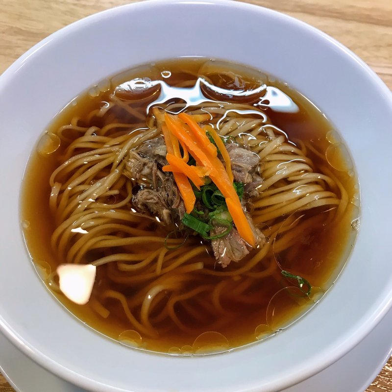 麦そばの醤油(麦の上)