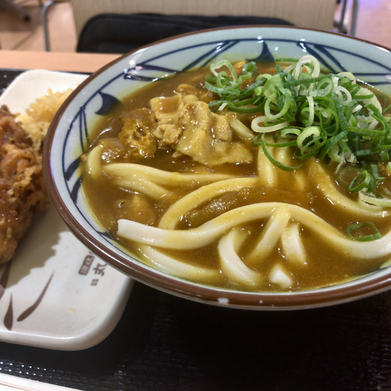 カレーうどん(かしわ天付けて)(丸亀製麺イオン板橋)