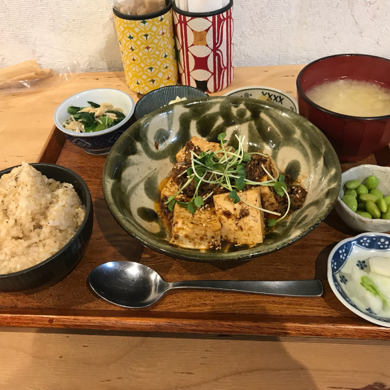 今日のごはんセット（麻婆豆腐）(四歩)