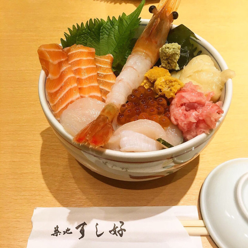 極上えび海鮮丼(築地すし好)