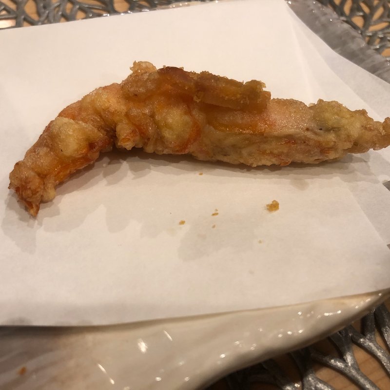 ソフトシュリンプの天ぷら(熟成魚と酒.jp 春夏冬)