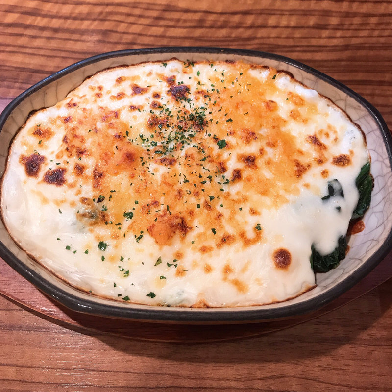 ベーコンとほうれん草のドリア(Asaji)