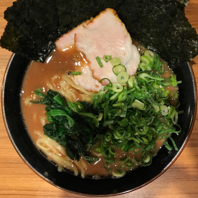 のり青ねぎラーメン(輝道家 （キドウヤ）)