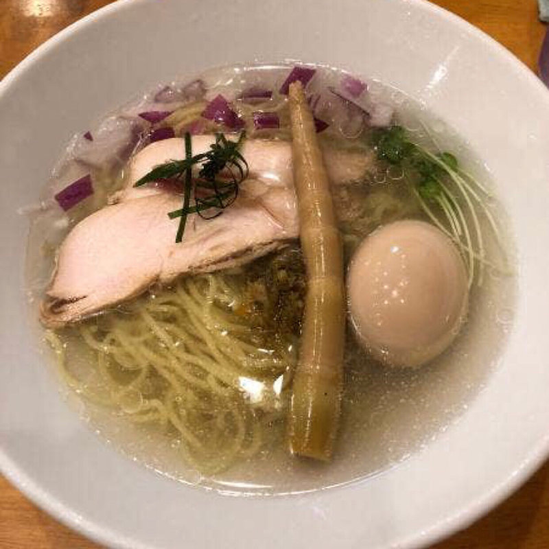 あさりの塩冷やしそば(肉中華そばムタヒロ)