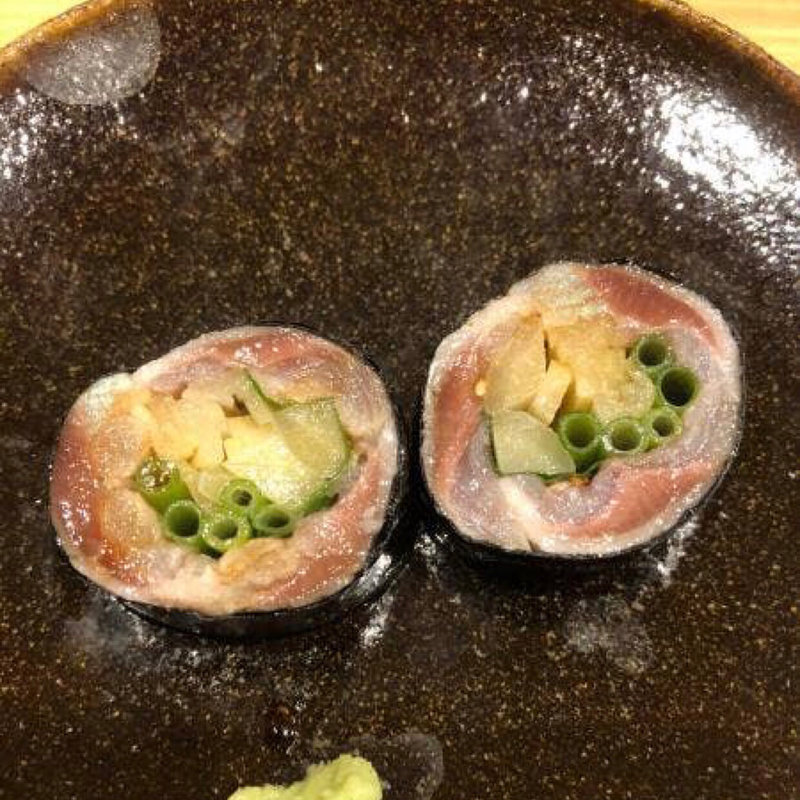 石川七尾鰯の磯辺巻(鮨 十兵衛)