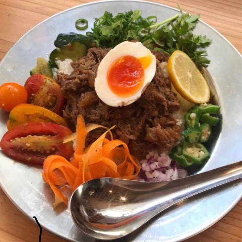 七色野菜のルーロー飯(ねいろ屋)