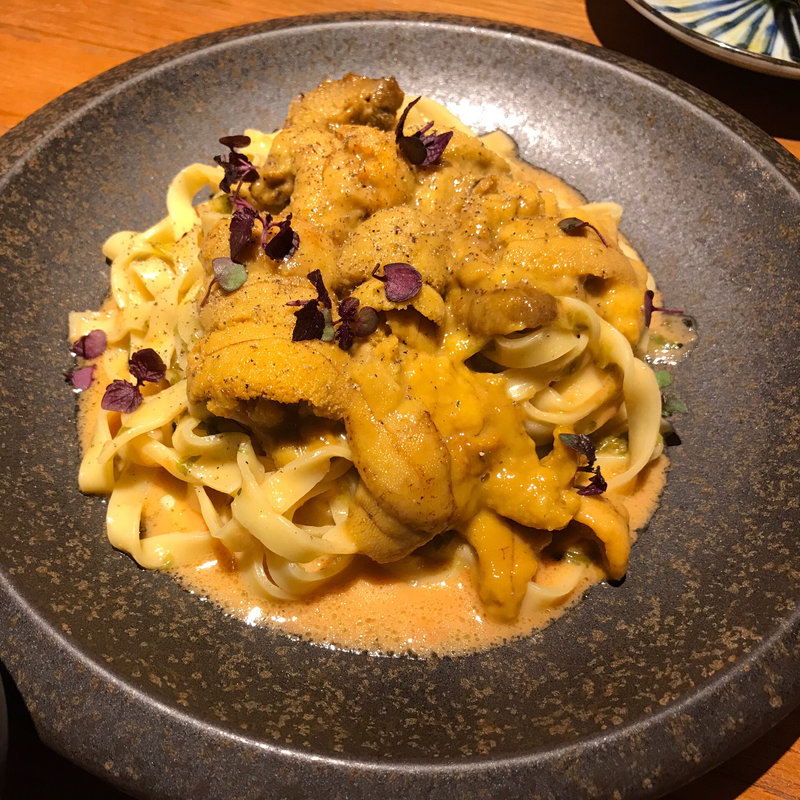 ウニのクリームパスタ(Uokame )