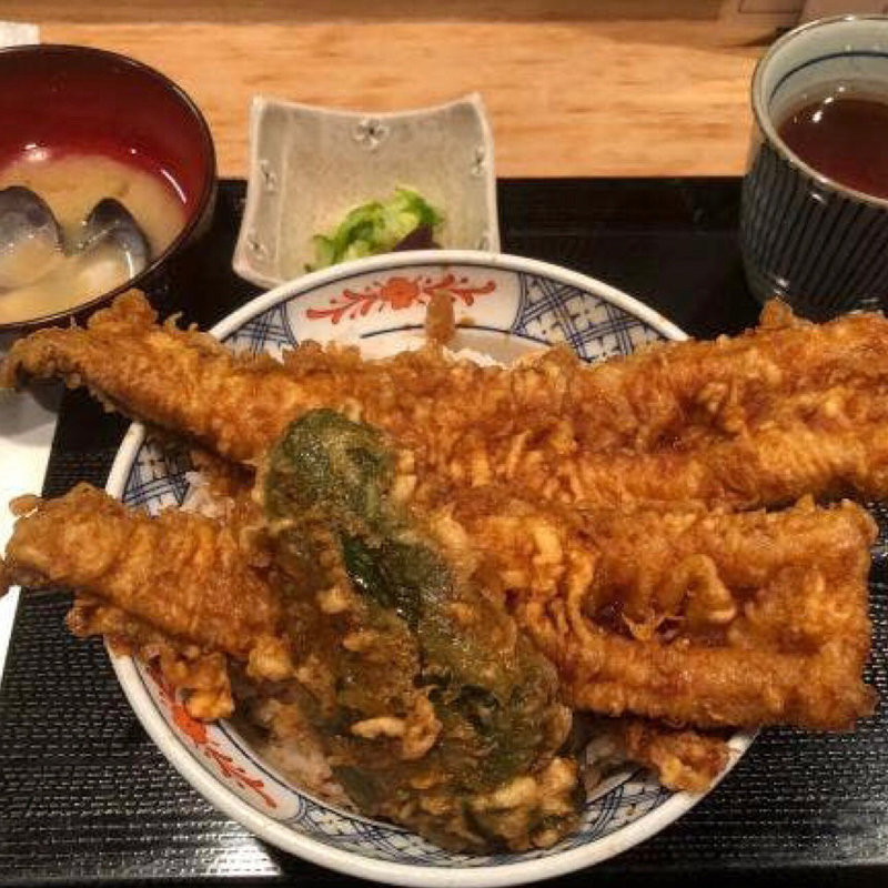 穴子天丼(かわむら （てんぷら かわむら）)