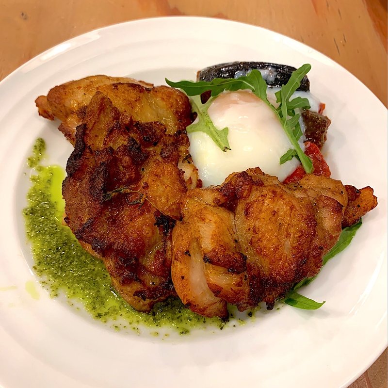 チキンのディアボロ風(えびキング)