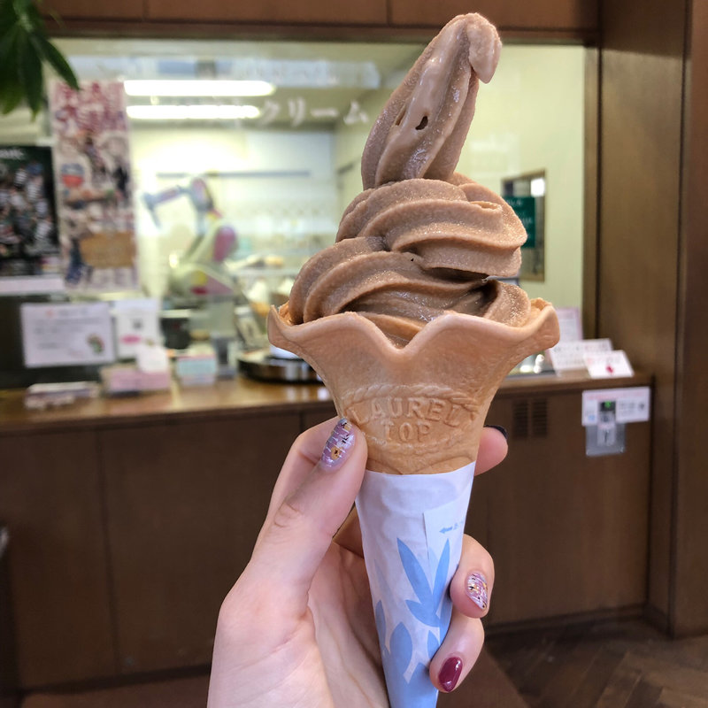 エスプレッソソフトクリーム(開運堂 本店 （かいうんどう）)