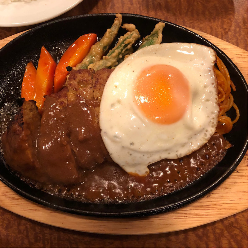 ハンバーグ(洋食グリーン)