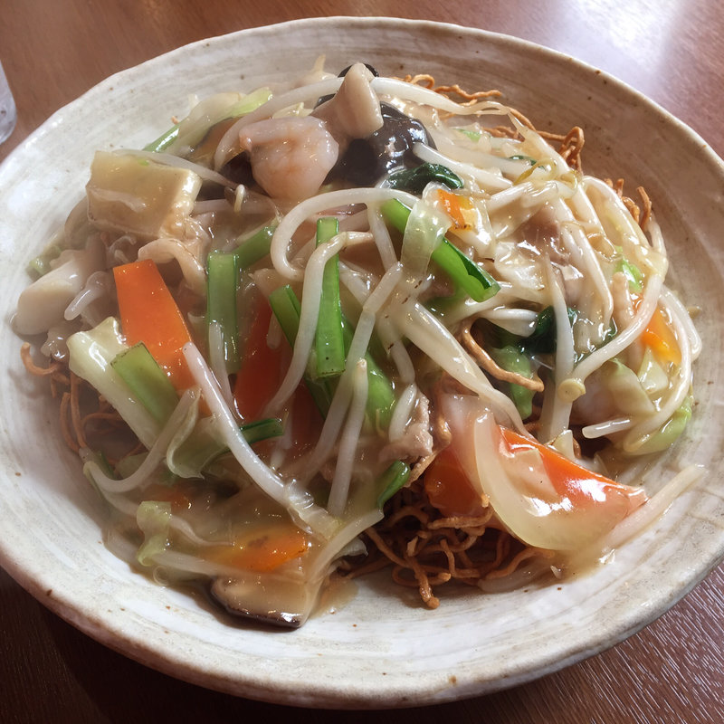 揚げそば(かどや飯店)