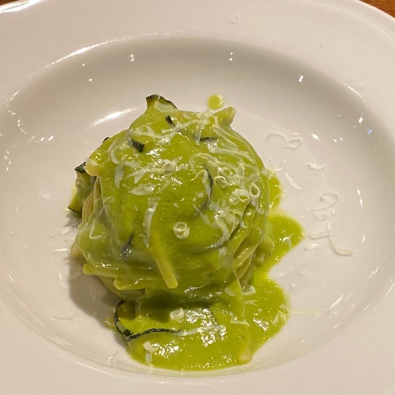 ミントとズッキーニのパスタ(アルドール)