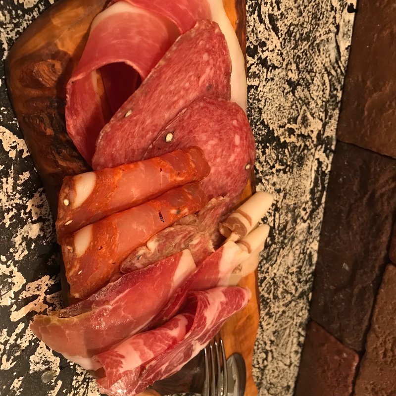 生ハムとサラミ盛合わせ(イル コテキーノ （IL COTECHINO）)