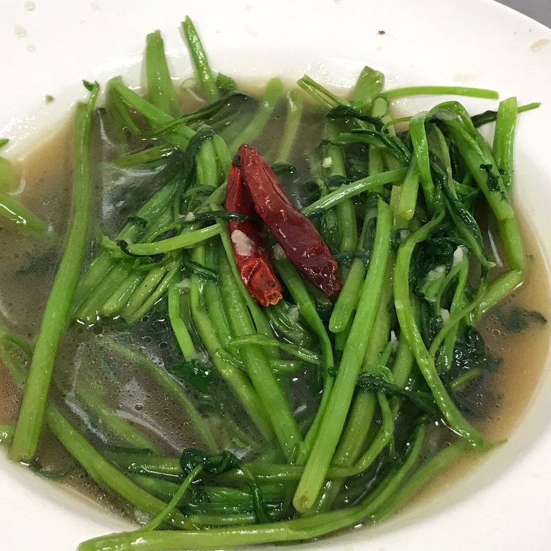 空芯菜炒め(台風飯店)