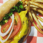 premium cheese burger(Teddy’s Bigger Burgers)