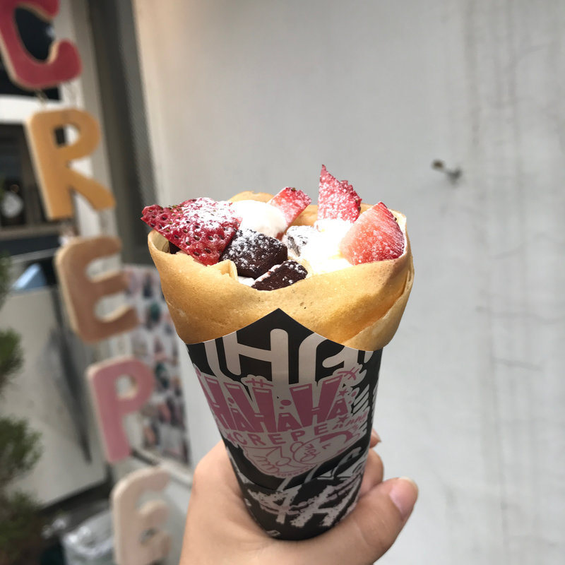 生チョコいちご(HAHAHA CREPE)