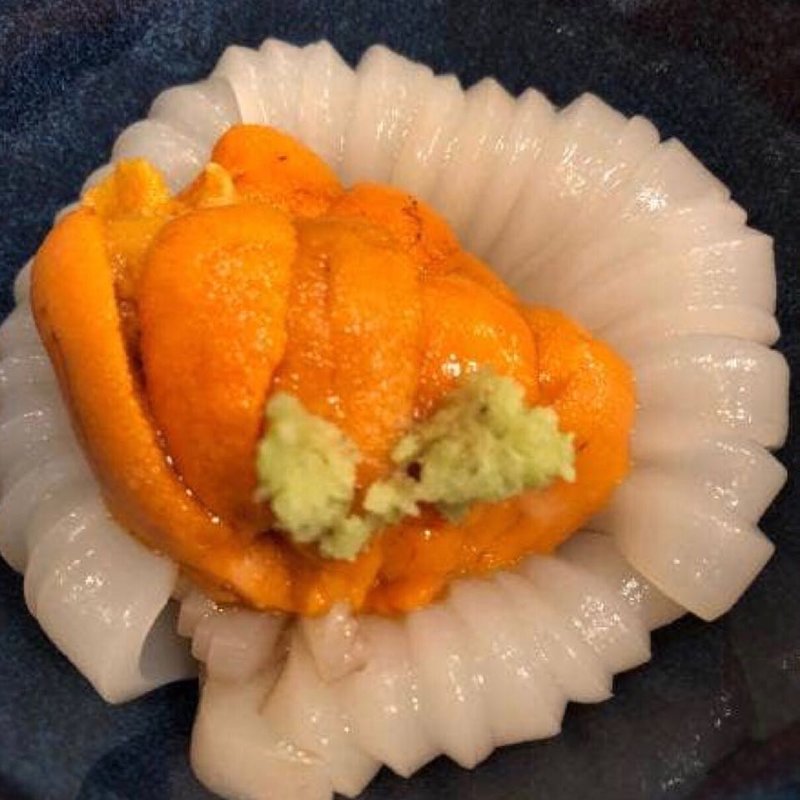 雲丹イカそうめん(はこだて鮨金総本店 東京銀座店 （はこだてすしきんそうほんてん）)