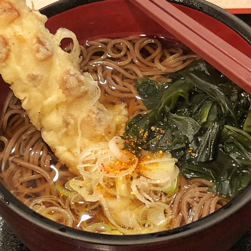 竹輪天そば(そば庄 )