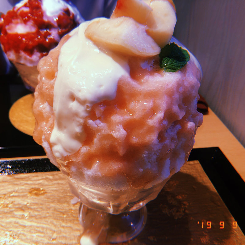 桃カスタード(京氷菓 つらら)